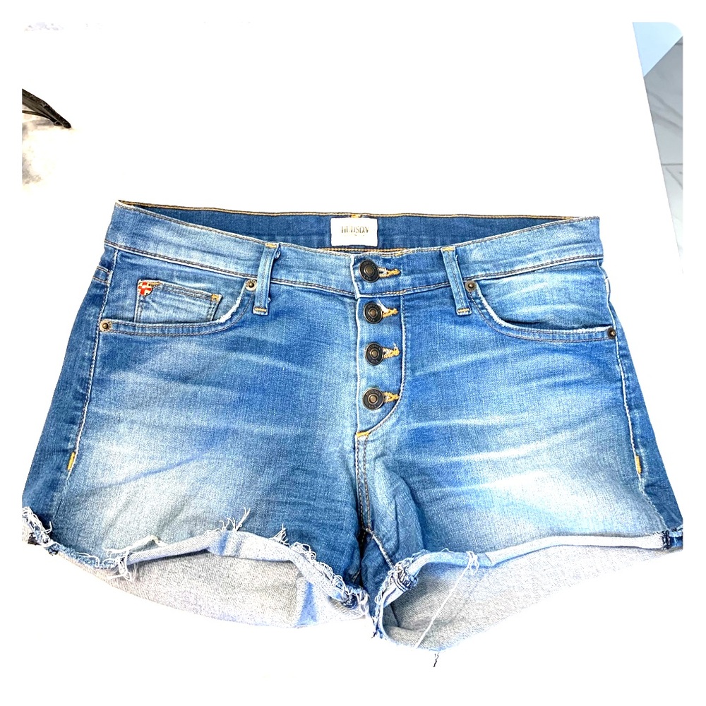 Hudson cut off daisy-dukes. Jean shorts button up